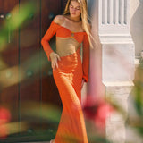 DASHIEL LONG DRESS - TIGER