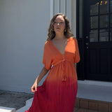 SUNSET BLUSH MAXI DRESS
