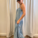 MAXI DRESS - BLUE WASH
