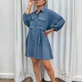 DENIM BLUE DRESS