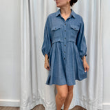DENIM BLUE DRESS